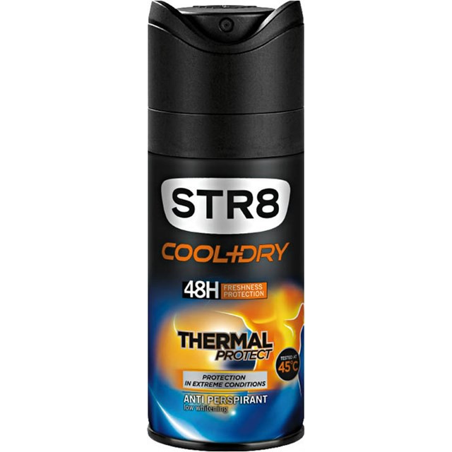 STR8 deo spray 150ml Cool+Dry Thermal | Kosmetické a dentální výrobky - Pánská kosmetika - Deodoranty - Spray STR8 deo spray 150ml Cool+Dry Thermal | Kosmetické a dentální výrobky - Pánská kosmetika - Deodoranty - Spray